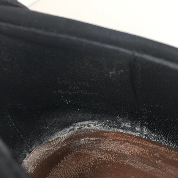 Donald J Pliner Evelyn Snakeskin Leather Platform Black Ankle Booties Size  6M - Picture 10 of 11